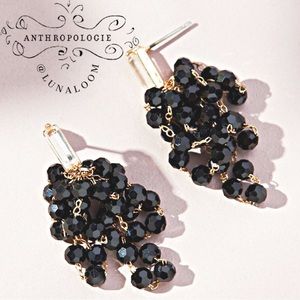 Anthropologie 🆕 | 🎄❄️Cosmic Rocker Waterfall Beaded Drop Earrings.